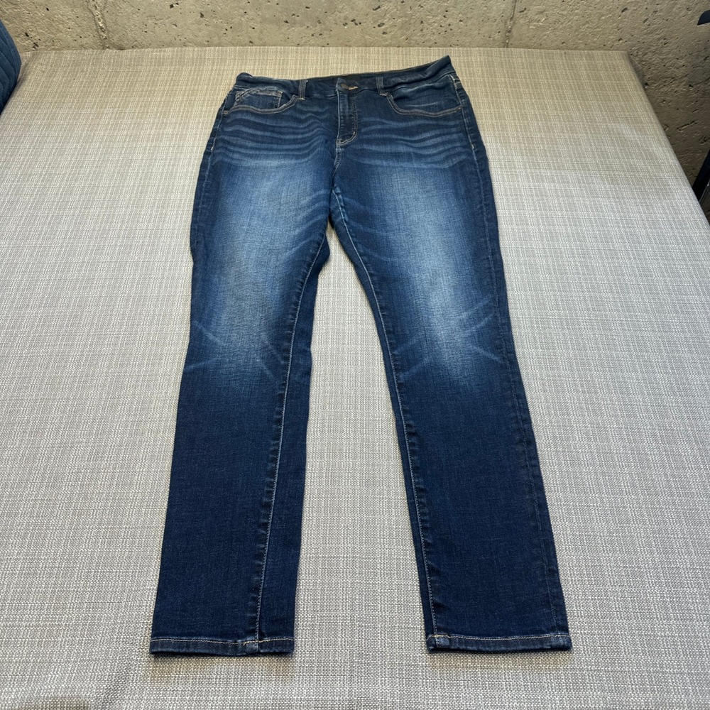 Buckle Black Fit No. 93 Skinny Jeans Womens 32x30 Dark Wash Tummy Control
